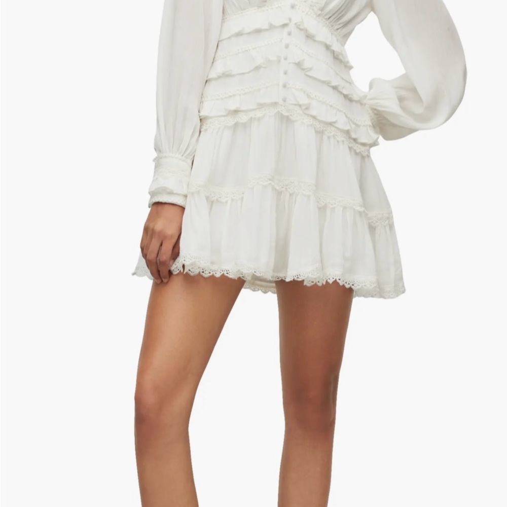All saints Zoe’s white dress size 10 nwt